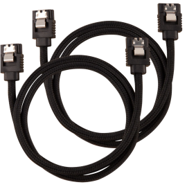 Corsair Premium Sleeved SATA 6Gbps 60cm Cable - Black CC-8900252