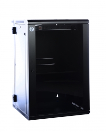 4cabling 18ru 600mm Wide X 600mm Deep Hinged Wall Mount Server Rack 002.013.1860