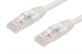 4cabling 15m Cat 6 Ethernet Network Cable: White 004.002.3020