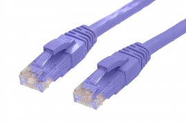 4cabling 5m Cat 6 Ethernet Network Cable: Purple 004.002.4007