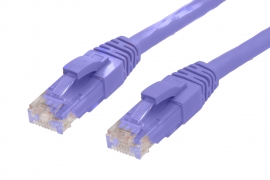 4cabling 0.75m Cat 6 Ethernet Network Cable: Purple 004.002.4016