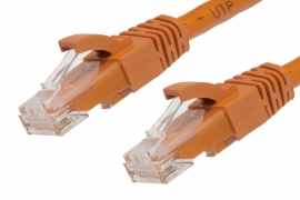4cabling 0.5m Cat 6 Ethernet Network Cable: Orange 004.002.5002