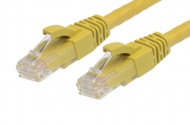 4cabling 0.5m Cat 6 Ethernet Network Cable Yellow 004.002.6002