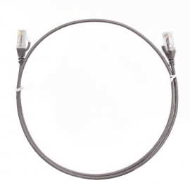 4cabling 1.5m Cat 6 Ultra Thin Lszh Ethernet Network Cables: Grey 004.004.9004
