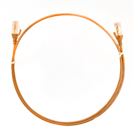 4cabling 3m Cat 6 Ultra Thin Lszh Ethernet Network Cables: Orange 004.004.5006