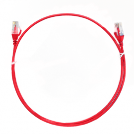 4cabling 0.5m Cat 6 Ultra Thin Lszh Ethernet Network Cables: Red 004.004.1002