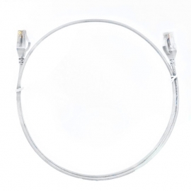 4cabling 1.5m Cat 6 Ultra Thin Lszh Ethernet Network Cables: White 004.004.3004