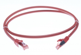 4cabling 1m Cat 6a S/ Ftp Lszh Ethernet Network Cable: Red 004.100.1003