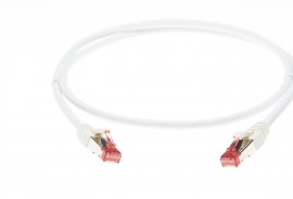 4cabling 1.5m Cat 6a S/ Ftp Lszh Ethernet Network Cable: White 004.100.3004