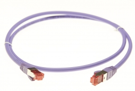 4cabling 0.25m Cat 6a S/ Ftp Lszh Ethernet Network Cable: Purple 004.100.4001