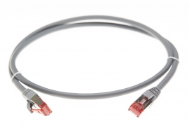 4cabling 0.5m Cat 6a S/ Ftp Ethernet Network Cable: Grey 004.100.7002