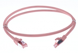 4cabling 10m Cat 6a S/ Ftp Ethernet Network Cable: Pink 004.100.9010
