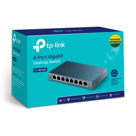 Tp-link Tl-sg108 8 Port Gigabit Ethernet Desktop Switch Tl-sg108