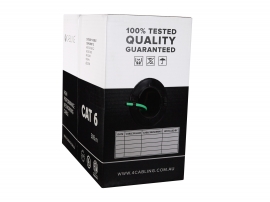 4cabling Cat 6 Ethernet Cable W Solid Conductors 305m Reel Box - Green Sld.c6utp.green.r