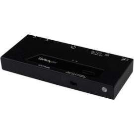 StarTech.com Audio/Video Switchbox - Cable - Taa Compliant - 1920 X 1200 - Full Hd - 2 Input Device - 1 Display - Display, Blu-ray Disc Player, Set-top Box, Gaming Console - 10 M Range - 2 X HDMI In - 1 X HDMI Out - Rack-mountable VS221HDQ