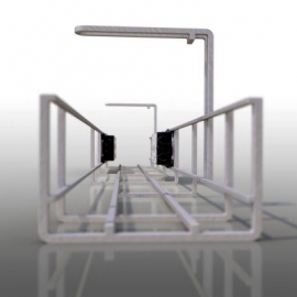 4cabling Elsafe Prodigy 1550 Mm Single Tier Cable Management Basket White 013.294.8030