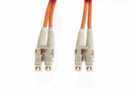 4cabling 10m Lc-lc Om1 Multimode Fibre Optic Cable: Orange Fl.om1lclc10m