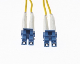 4cabling 1m Lc Flexi Boot - Lc Flexi Boot Os1 Singlemode Fibre Optic Duplex Patch Lead 015.010.3101