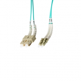 4cabling 0.5m Lc-sc Flexi Boot Om4 Multimode Fibre Optic Duplex Patch Leads 015.011.4100