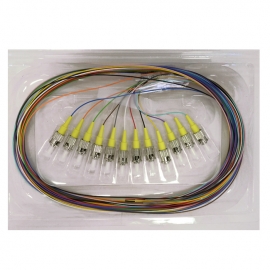4cabling Fibre Pigtail St Os1 Singlemode 2m - 12 Pack Rainbow 015.012.7302