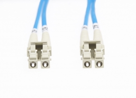 4 Cabling 2m Lc-lc Om4 Multimode Fibre Optic Cable: Blue Fl.om4lclc2mb