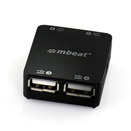 (LS)mbeat® 4 Port USB 2.0 Hub - USB 2.0 Plug And Play/ High Speed Interface/ Ideal For Notbook/PC/MAC Users USB 2.0 Speed Up To 480Mbps (Eol) USB-UPH110K