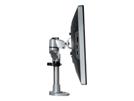 Startech.Com Single Monitor Desk Mount <49", <14KG, Full Motion, H/Adj, Vesa, Silver, 10YR ARMPIVOTB2