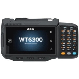WT6300 Wearable Terminal Touch Display Keypad Standard Battery (3350mAh) 3GB RAM/32Gb Flash Android 10 Gms English Rest Of World WT63B0-KS0QNERW