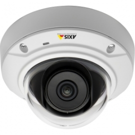 AXIS COMPACT INDOOR FIXED MINI DOME WITH DUST- AND VANDAL-RESISTANT CASING. EASY MOUNTING ON WALL