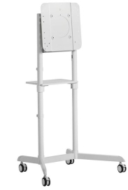 Atdec Mobile Cart, Portrait/Landscape, Up To 70KG, Vesa Up To 600X400, White, 10 Yr Wty AD-TVC-70R-W