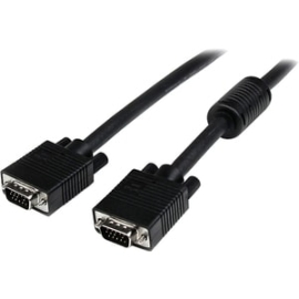 StarTech.com 25m Coax High Resolution VGA Monitor Cable - HD15 M/M - Connect Your VGA Monitor With The Highest Quality Connection Available - 65ft Vga Cable - 65ft Vga Video Cable - 65ft Vga Monitor Cable -65ft Hd15 To Hd15 Cable MXTMMHQ25M