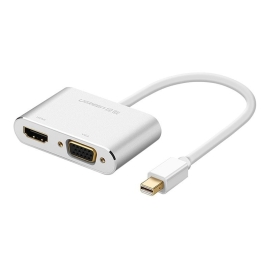 Ugreen Mini DP To Hdmi/vga Converter Silver (20421) ACBUGN20421
