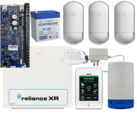 Bundle DAS RELIANCE XR KIT2 -PCB, XR TOUCH KIT, OPTEX FLIP-X(3), COMBO SIREN, TH-PIEZO, 5AMP, PP 