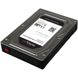 StarTech.com 2.5" To 3.5" Sata Aluminum Hard Drive Adapter Enclosure With SSD / Hdd Height Up To 12.5mm - Turn A 2.5" Sata Hdd/SSD Into A 3.5" Sata Drive - 2.5 To 3.5 Hdd Adapter - 2.5in Hdd Converter - 2.5 To 3.5 Sata Adapter - Sata Hard Drive Converter