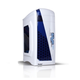 Huntkey Mvp Pro Gaming Computer Chassis - Blue (No Psu Included, No Fan Included) CASHUNMVPPROBL-1