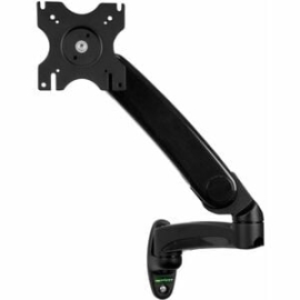 StarTech.com Single Wall Mount Monitor Arm, Gas-Spring, Full Motion Articulating, For Vesa Mount Monitors Up To 34" (19.8lb/9kg) - Height Adjustable - 1 Display(s) Supported - 86.4 Cm (34") Screen Support - 9.03 Kg Load Capacity - 75 X 75, 100 X 100 - 1