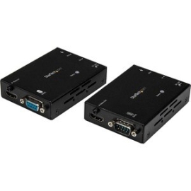 StarTech.com Video Extender Transmitter/Receiver - Wired - Taa Compliant - 1 Input Device - 1 Output Device - 100 M Range - 2 X Network (Rj-45) - 1 X Hdmi In - 1 X Hdmi Out - 3840 X 2160 Video Resolution - 4K - Twisted Pair - Category 6 - Rack-mountable,