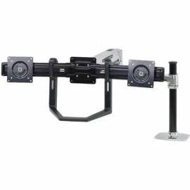 Dual Monitor & Handle Kit For 17" - 26" Displays (Black) 97-783