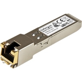 StarTech.com Sfp (mini-GBIC) - 1 X Rj-45 10/100/1000Base-T Network LAN - 1 Each - For Data Networking, Optical Network - Twisted PairGigabit Ethernet - 10/100/1000Base-T - Hot-pluggable, Hot-swappable MASFP1GBTXST
