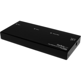 StarTech.com HDMI Splitter 1 In 2 Out - 1080p - 2 Port - Signal Amplifier - Rugged - HDMI Multi Port - HDMI Audio Splitter - Displays The Same Image With Sound On 2 Screens; Splitter / Signal Amplifier - Edid Between Your Video Source And Displays Native