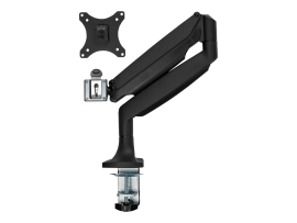 Startech.Com Single Monitor Desk Mount <43", <9KG, Full Motion, H/Duty, H/Adj, Vesa, Black ARMPIVOTHDB