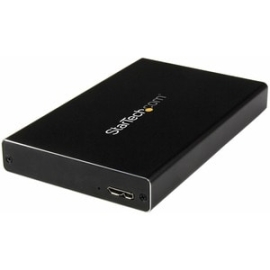 StarTech.com Drive Enclosure Sata/600 - USB 3.0 Micro-B Host Interface - Uasp Support External - Black - Turn A 2.5" Sata Iii Or Ide Hdd / SSD Into An External Hard Drive That Connects To Your Computer Through USB 3.0 With Uasp - 2.5" Hard Drive Enclosur