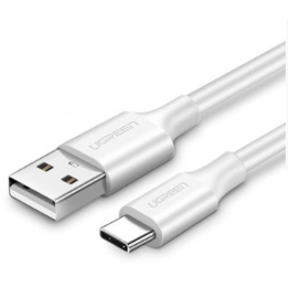 Ugreen 60123 USB 2.0 Type-A To Type-C Male Nickel Plated 2M (White) ACBUGN60123