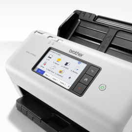 Advanced Document Scanner (40ppm) Network Scanner, W/ 10.9cm Touchscreen LCD & WiFi (2.4G) ADS-4700W