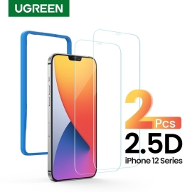 Ugreen 20338 2.5D Full Cover Hd Screen Tempered Protective Film For IPhone 12/6.7" (Twin Pack) ACBUGN20338