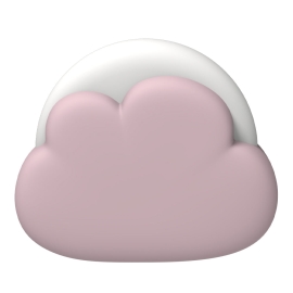 Kreafunk Kids Cloudy Lamp - Dusty Rose KFKZH03