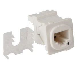 Australian Style CAT6 RJ45 Jack Universal Termination | 10 Pack White 010.004.1001U