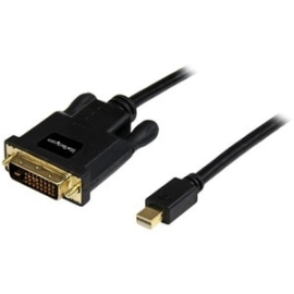 StarTech.com 3ft Mini DisplayPort To Dvi Cable, Mini DP To Dvi-D Adapter/Converter Cable, 1080p Video, MDP 1.2 To Dvi Monitor/Display - Cable For Video Device, Notebook, Ultrabook, Tv, Projector, MacBook, Mac Mini - First End: 1 X 20-pin Mini DisplayPort
