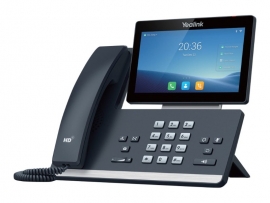 YEALINK (SIP-T58W) IP PHONE WITH HANDSET, BUILT BLUETOOTH AND WIFI,7" TOUCH SCREEN