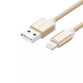 Ugreen 30587 IPhone 8-pin To USB2.0 Sync & Charging Cable 1M Gold ACBUGN30587